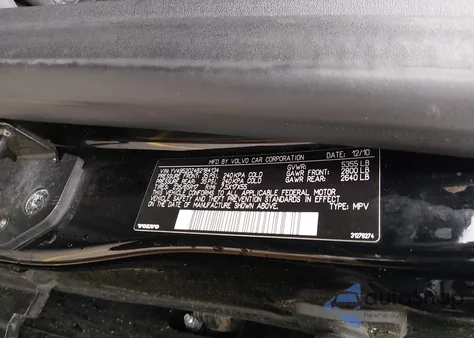 2011 Volvo Xc60 3.2 z USA, uszkodzony, nr VIN YV4952DZ4B2184134